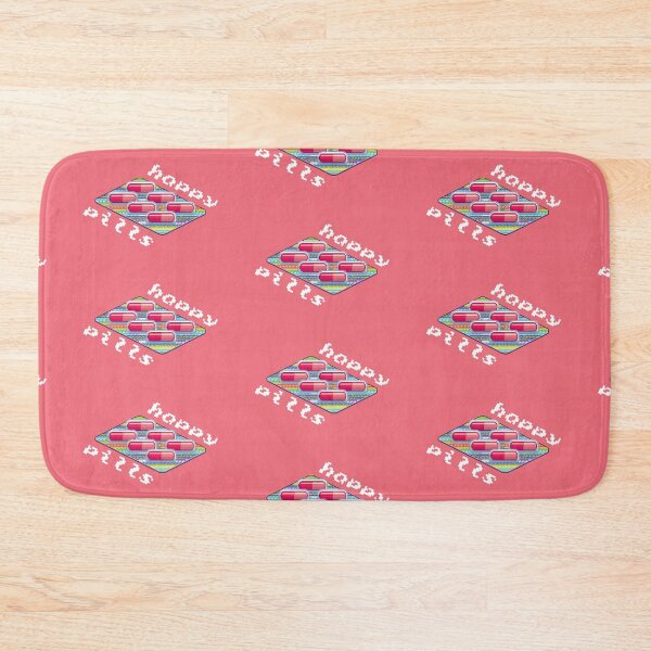 Item preview, Happy Pills (on Peachy Pink) designed and sold by PawsitiveMum3.
