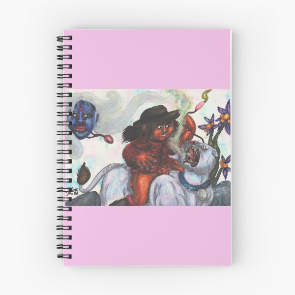 Item preview, Watercolor Illustration Eros riding white Lioness Woman Twin Flames designed and sold by Jonah Augustin Gray.