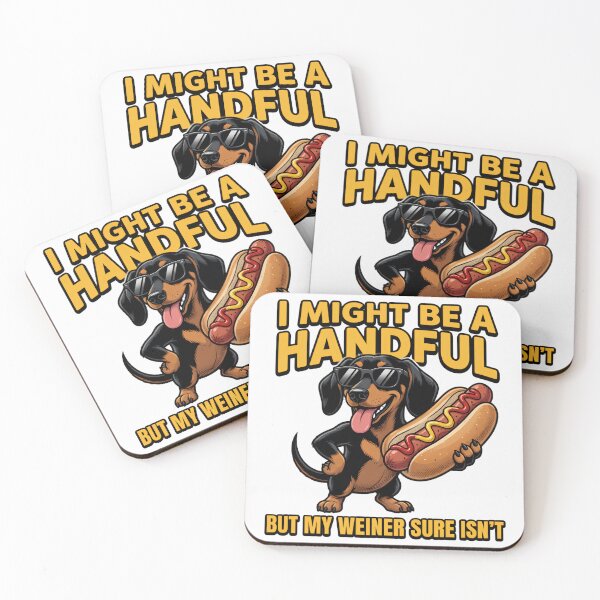 Item preview, Cheeky Wiener Dog Hot Dog Pun designed and sold by TshirtsOnline-.