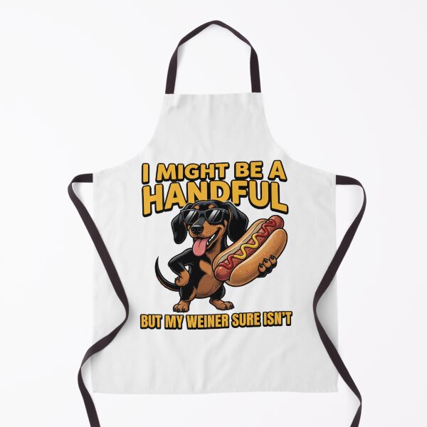 Item preview, Cheeky Wiener Dog Hot Dog Pun designed and sold by TshirtsOnline-.
