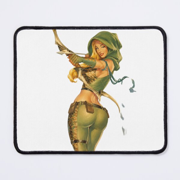 Item preview, Fantasy Archer Pin-Up – Vintage Huntress Original Character designed and sold by Cosplayvintage.