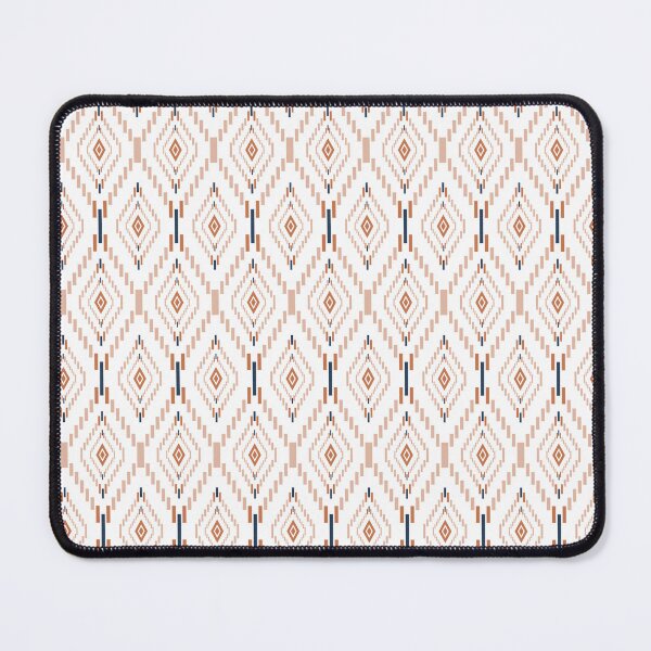 Item preview, Thai Ikat Diamond Seamless Pattern Terracotta Ethnic Geometric Fabric Design Boho Textile designed and sold by KOPatternCo.