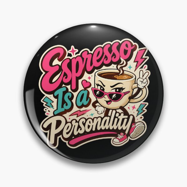 Item preview, Espresso Is a Personality Cute Coffee Sticker designed and sold by Sketchlegacy.