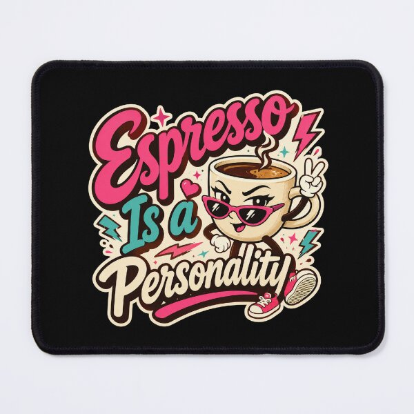 Item preview, Espresso Is a Personality Cute Coffee Sticker designed and sold by Sketchlegacy.