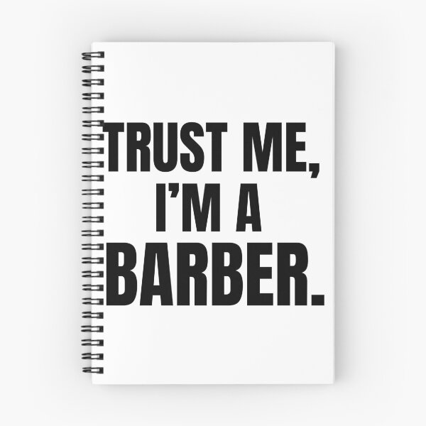 Item preview, Trust Me I'm A Barber Funny Typography Shop Quote designed and sold by Barber MD Culture.