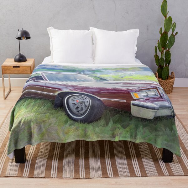 Item preview, 1979 Mercury Cougar XR-7 Deep Burgundy Isolated Paint Style Print designed and sold by RichFrancoCars.