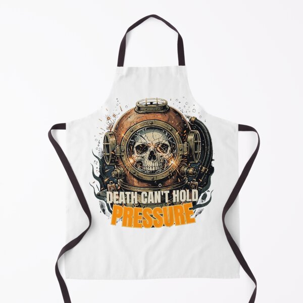 Item preview, Death Can't Hold Pressure | Commercial Diver Skull | Underwater Welder designed and sold by Neurospicy Trolls.