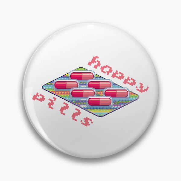 Item preview, Happy Pills RETRO (on White) designed and sold by PawsitiveMum3.