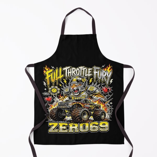 Item preview, Full Throttle Fury Tiger Monster Truck Unique designed and sold by zero69nodaysoff.