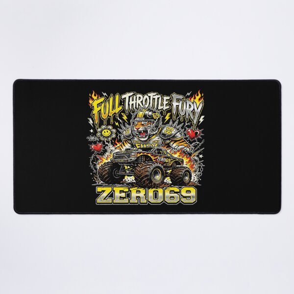 Item preview, Full Throttle Fury Tiger Monster Truck Unique designed and sold by zero69nodaysoff.