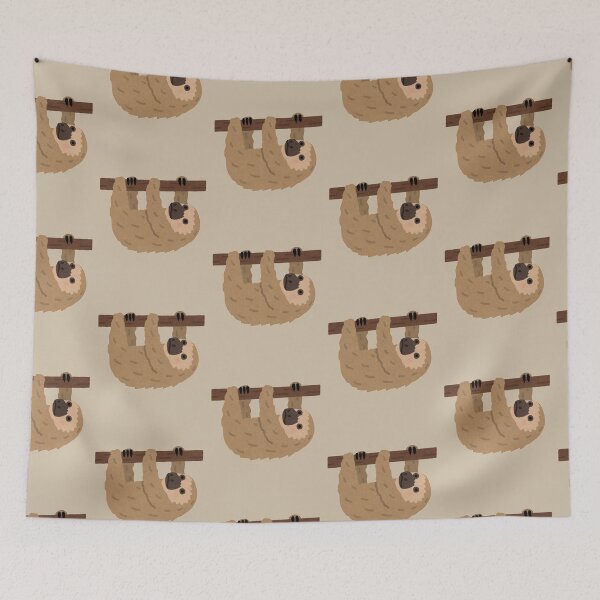 Item preview, Cute Hanging Sloth – Adorable Lazy Day Vibes designed and sold by velorea.