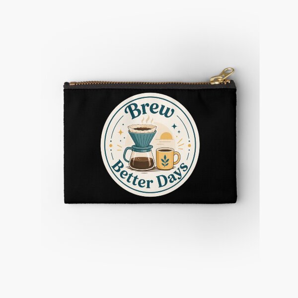 Item preview, Brew Better Days Coffee Badge  designed and sold by Sketchlegacy.