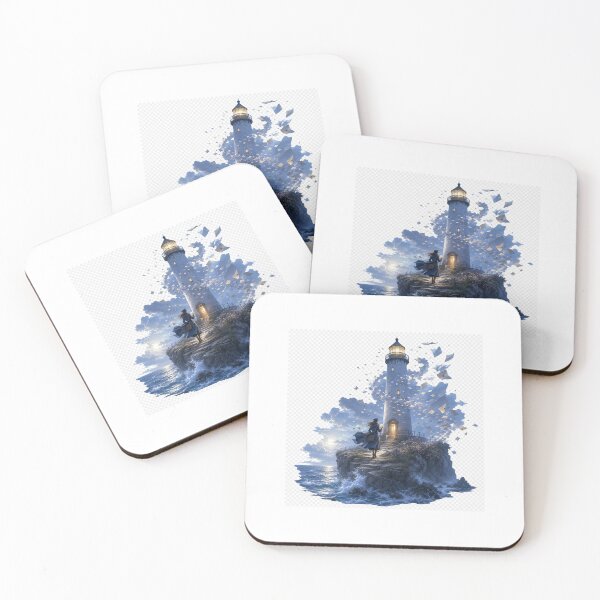 Item preview, Lighthouse of Lost Letters Cinematic Fantasy Art designed and sold by TaiwoDesigns.