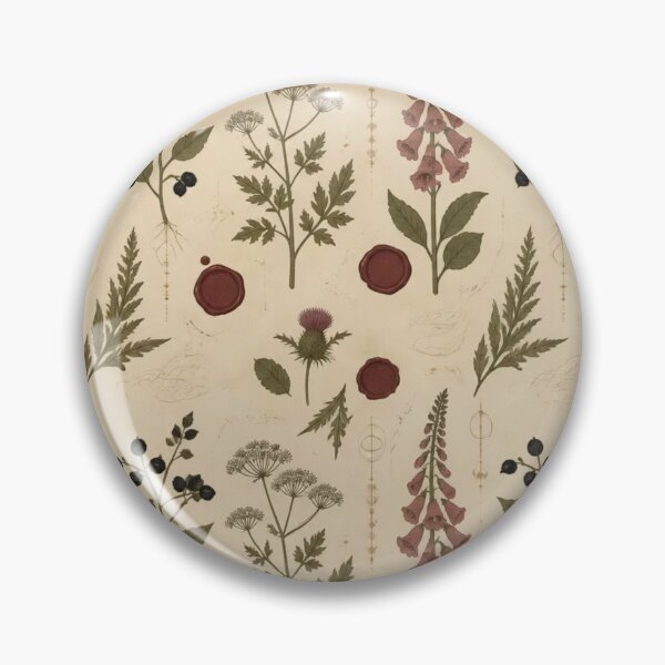 Item preview, Pressed Nightshade Botanical Grimoire Vintage Halloween designed and sold by StickyGuys.