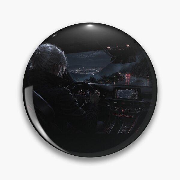 Item preview, Rein Night Drive - Dark Anime Car Aesthetic Art designed and sold by House of Rein.