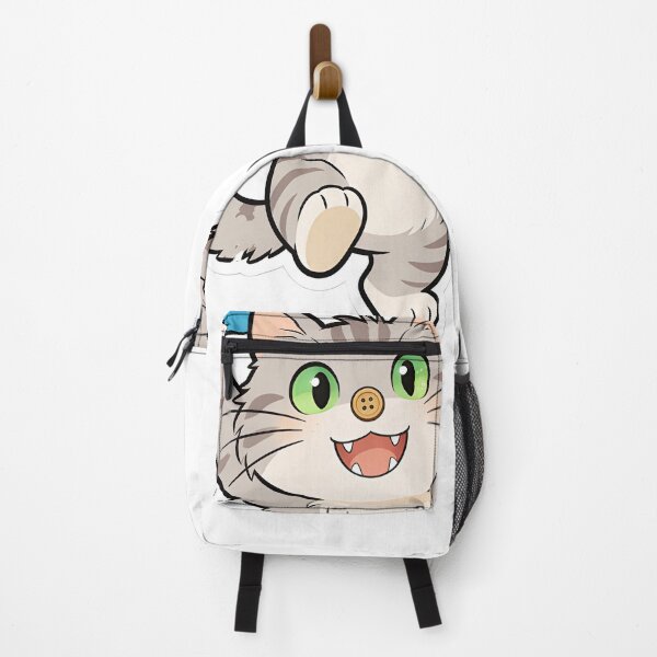 Item preview, Happy Gray Cat Celebrating Finished Homework | Back to School Sticker designed and sold by OksArtStudio.