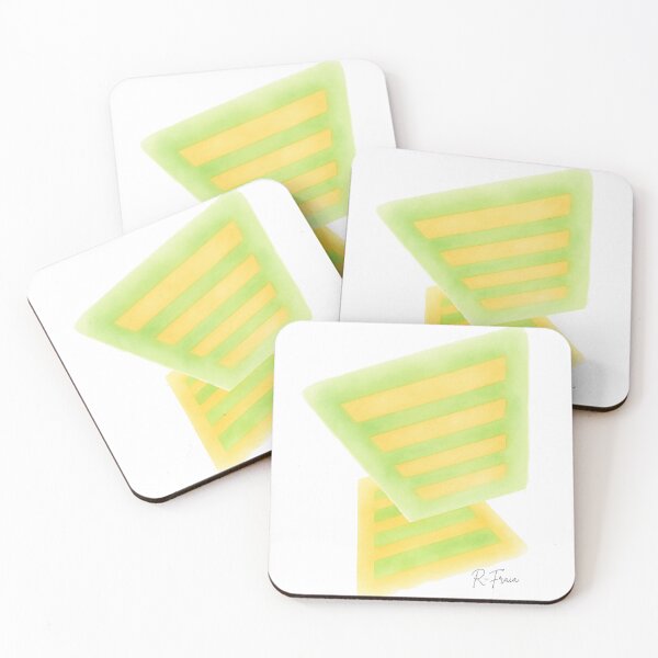 Item preview, Green and yellow crosswalk designed and sold by DiFraia Studio.