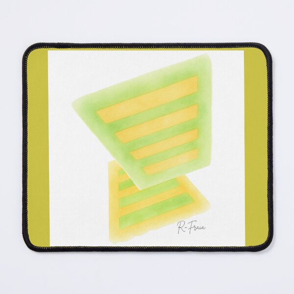 Item preview, Green and yellow crosswalk designed and sold by DiFraia Studio.