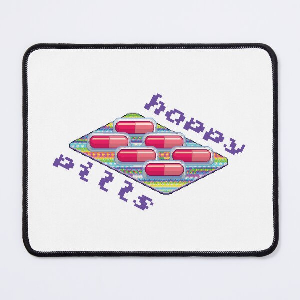 Item preview, Happy Pills RETRO (Purple on White) designed and sold by PawsitiveMum3.