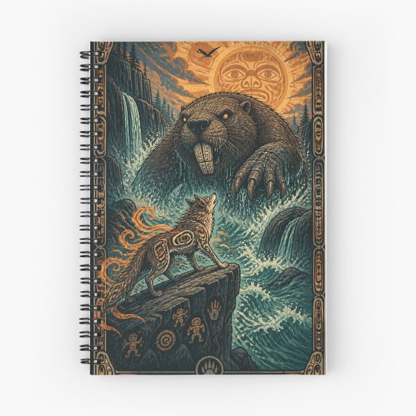 Item preview, Coyote Defeats Wishpoosh designed and sold by DBVisuals.