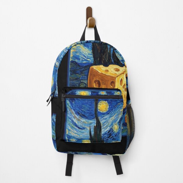 Item preview, Whimsical Cheese Block Swirling Night Sky Art designed and sold by snowry.