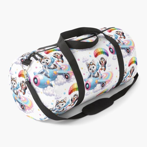 Item preview, Sky adventure with arctic fox and puffin designed and sold by QuirkNest Studio .