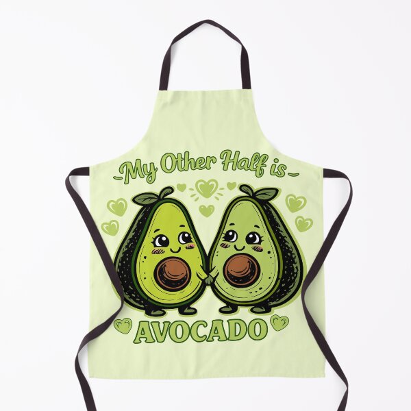 Item preview, My Other Half is Avocado | Kawaii love designed and sold by Pommes im Bett.