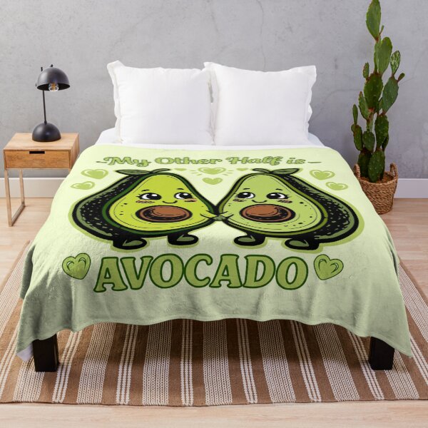 Item preview, My Other Half is Avocado | Kawaii love designed and sold by Pommes im Bett.