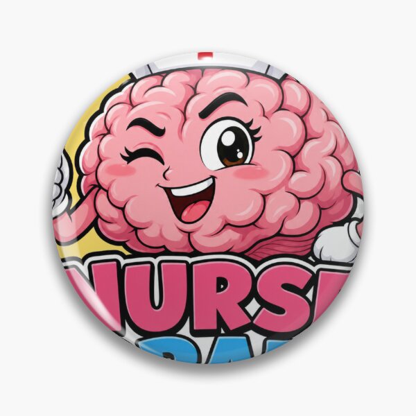 Item preview, Nurse Brain Funny Meme Cute Nursing Student RN Gift designed and sold by Arobinoz.