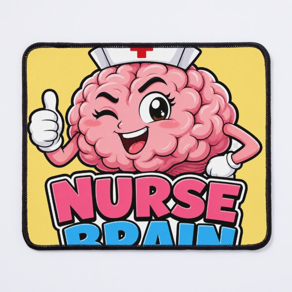Item preview, Nurse Brain Funny Meme Cute Nursing Student RN Gift designed and sold by Arobinoz.