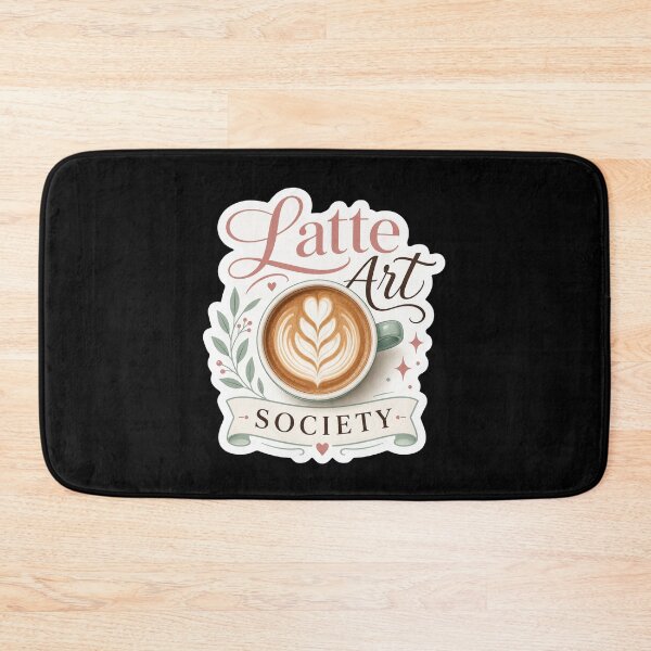Item preview, Latte Art Society Coffee Sticker  designed and sold by Sketchlegacy.