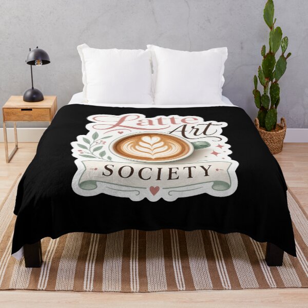 Item preview, Latte Art Society Coffee Sticker designed and sold by Sketchlegacy.