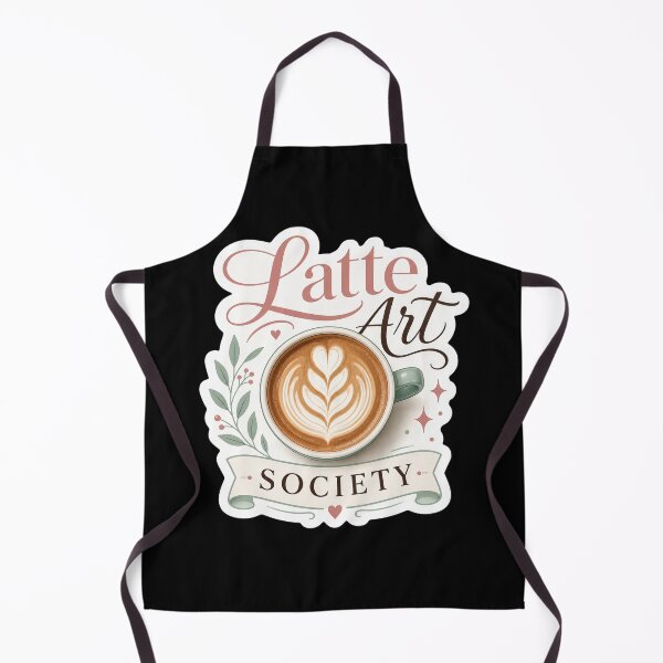 Item preview, Latte Art Society Coffee Sticker designed and sold by Sketchlegacy.