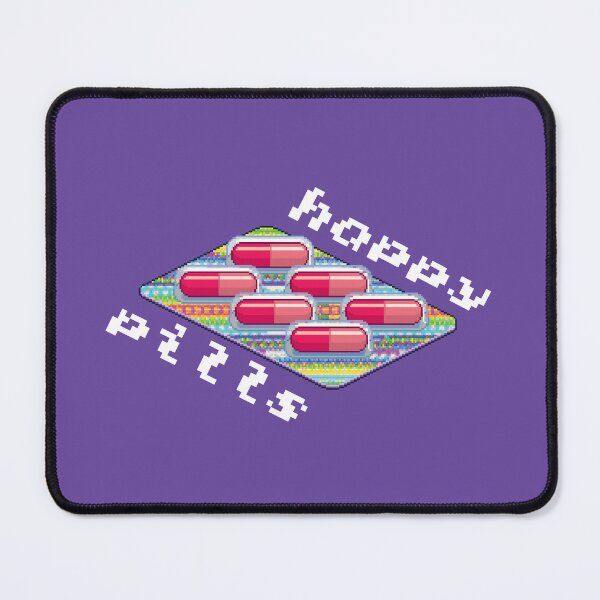 Item preview, Happy Pills (on Purple) designed and sold by PawsitiveMum3.