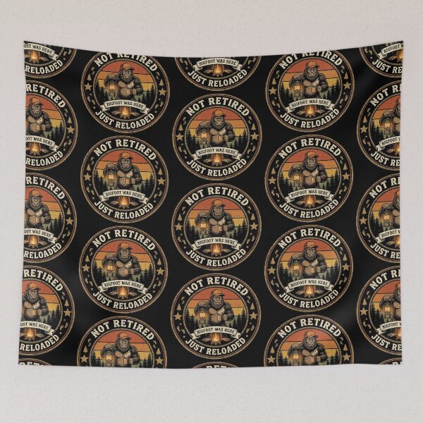 Item preview, Bigfoot “Not Retired, Just Reloaded”  designed and sold by Roy & Tiffany.