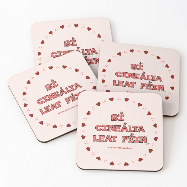 Item preview, Be Kind With Yourself (as Gaeilge) designed and sold by BrokenIrish.