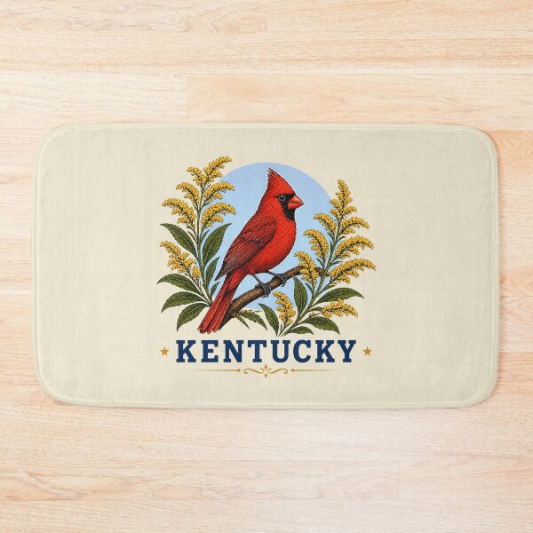 Item preview, Kentucky Cardinal Goldenrod Emblem designed and sold by The-Drip-Studio.