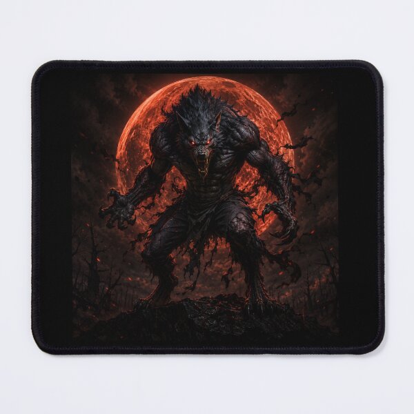 Item preview, Werewolf Halloween Art – Dark Wolf Monster Horror Design designed and sold by SMARTKIT DESIGNAGENCY.