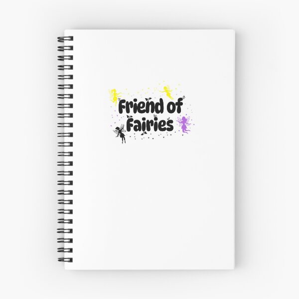Item preview, Friend of Fairies | Cottagecore Fairy Fantasy Sticker | Nonbinary Pride designed and sold by MoonSpellStudio.