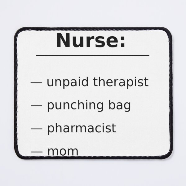 Item preview, Funny Nurse Job Description Minimalist Nursing Gift designed and sold by Arobinoz.
