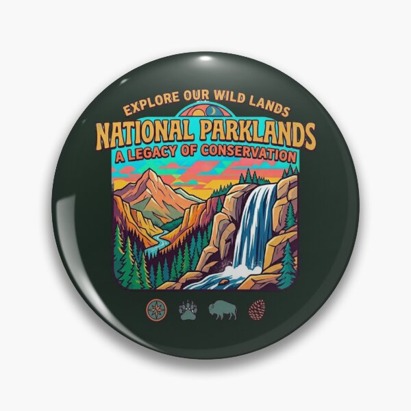 Item preview, National Parklands Explore Our Wild Lands Conservation Design designed and sold by Swanny's Custom T-shirt and Gift Designs.