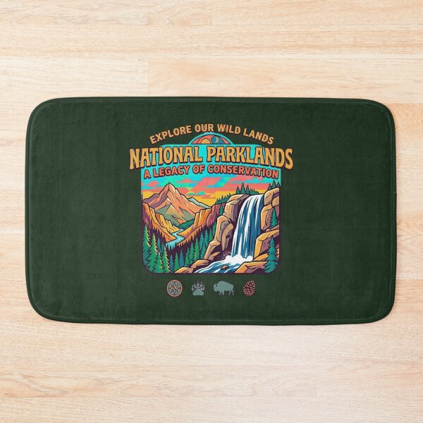 Item preview, National Parklands Explore Our Wild Lands Conservation Design designed and sold by Swanny's Custom T-shirt and Gift Designs.
