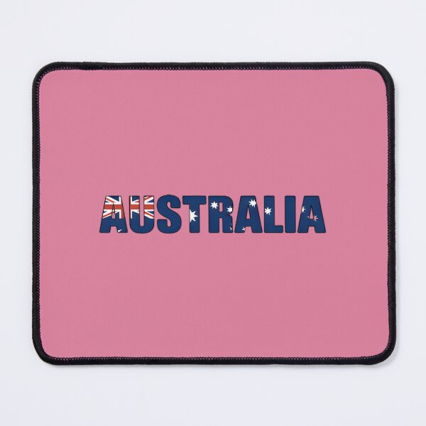 Artikelvorschau, Australia text with flag no background entworfen und verkauft von CreationsNicB.