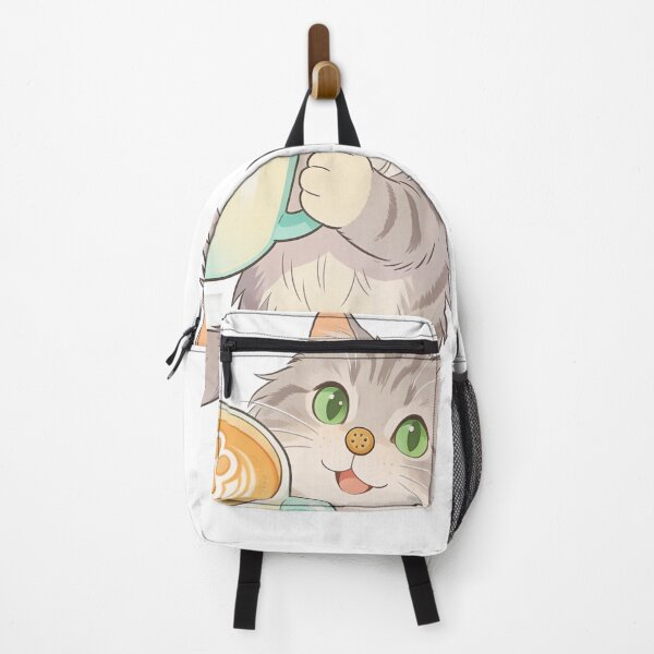 Item preview, Cute Gray Cat Holding a Coffee Mug with Paw Latte Art | Cozy Cat Sticker designed and sold by OksArtStudio.