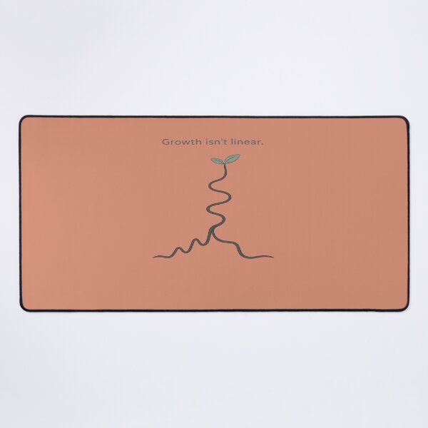 Item preview, Growth Isn't Linear Sprout Illustration | Minimalist Self Growth Quote Design designed and sold by RizRay.
