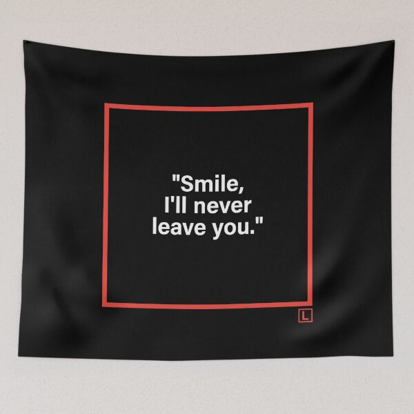Item preview, Red Frame Thoughts | Minimal Typography Art designed and sold by Lifer Art and Design.