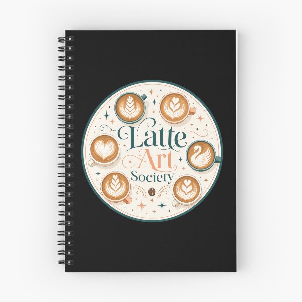 Item preview, Latte Art Circle Coffee Society designed and sold by Sketchlegacy.