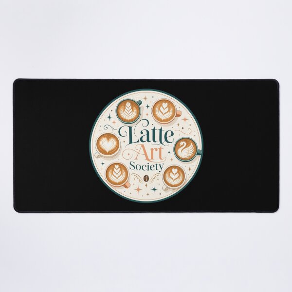 Item preview, Latte Art Circle Coffee Society designed and sold by Sketchlegacy.