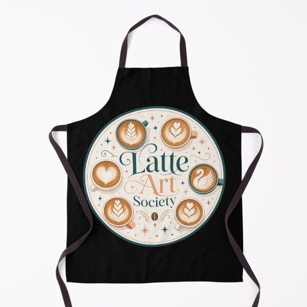 Item preview, Latte Art Circle Coffee Society designed and sold by Sketchlegacy.
