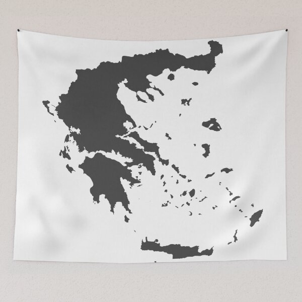 Item preview, Greece Love in Charcoal designed and sold by Maren Misner.
